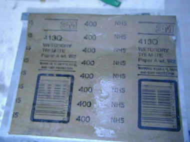 400 Grit Wet-Dry Paper