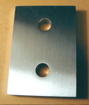 Milling marks - after