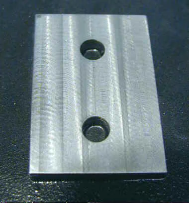 Milling marks - before